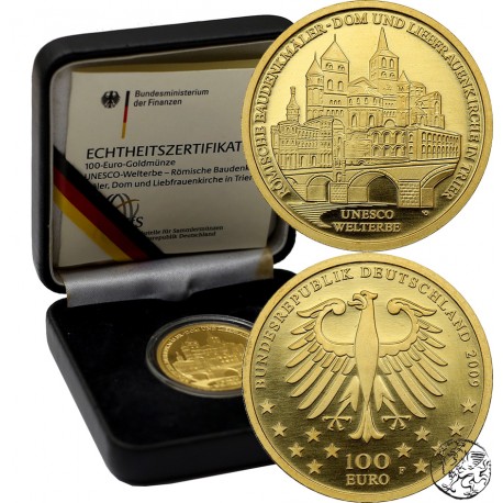 Niemcy, 100 Euro, 2009 F, Trier