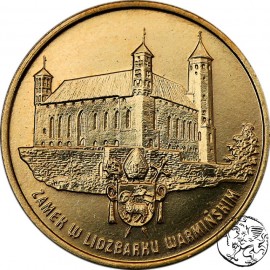 III RP, 2 złote, 1996, Zamek w Lidzbarku Warmińskim