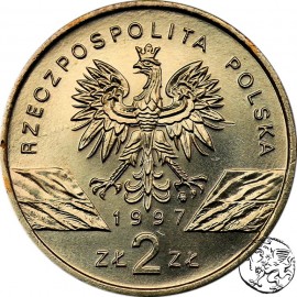 III RP, 2 złote,1997, Jelonek Rogacz