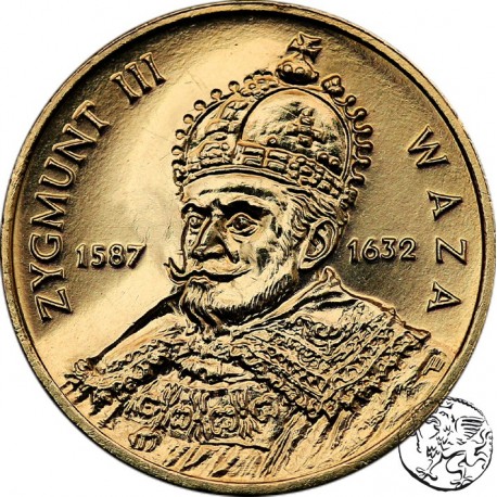 III RP, 2 złote, 1998, Zygmunt III Waza