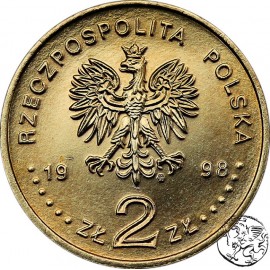 III RP, 2 złote, 1998, Zygmunt III Waza