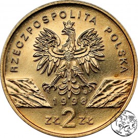 III RP, 2 złote, 1998, Ropucha Paskówka