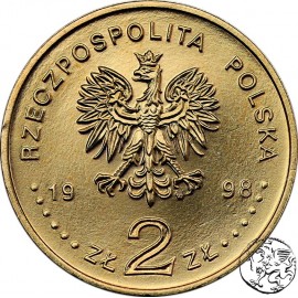 III RP, 2 złote, 1998, 100 lat odkrycia polonu i radu