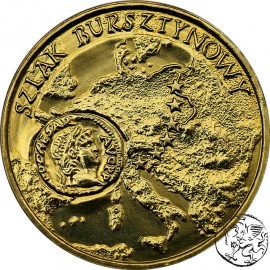 III RP, 2 złote, 2001, Szlak Bursztynowy