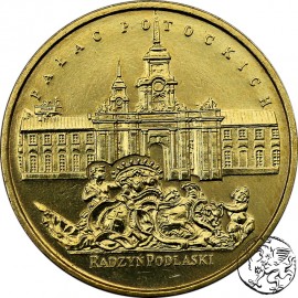 III RP, 2 złote, 1999, Pałac Potockich w Radzyniu Podlaskim