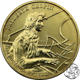 III RP, 2 złote, 1999, Fryderyk Chopin