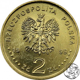 III RP, 2 złote, 1999, Fryderyk Chopin