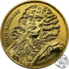 III RP, 2 złote, Jan II Kazimierz