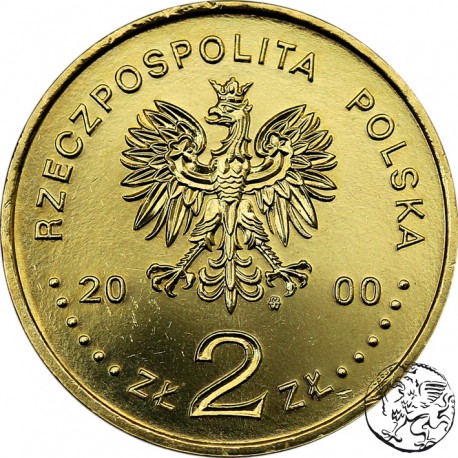 III RP, 2 złote, 1000 lat Wrocławia