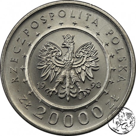 III RP, 20 000, 1993, Zamek w Łańcucie