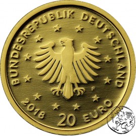 Niemcy, 20 euro, 2018, Uhu - Puchacz