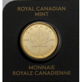 Kanada, 50 centów, 2021, 1 gram Au 999