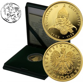 III RP, 100 złotych, 2001, Bolesław III Krzywousty