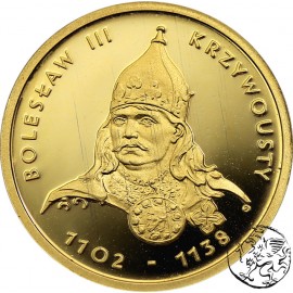 III RP, 100 złotych, 2001, Bolesław III Krzywousty