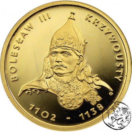 III RP, 100 złotych, 2001, Bolesław III Krzywousty