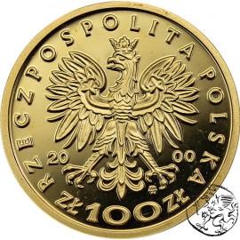 Polska, III RP, 100 złotych, 2000, Jan II Kazimierz