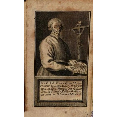 Andreas Fromm -płyta miedziorytnicza, 1713, Szczecin Altdamm, J. Berka