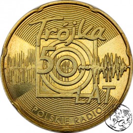 III RP, 2 złote, 2012, 50 lat Trójki