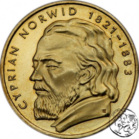 III RP, 2 złote, 2013, Cyprian Norwid
