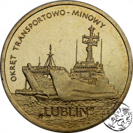 III RP, 2 złote, 2013, Okręt Lublin