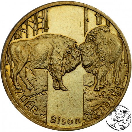 III RP, 2 zł, 2013, Żubr