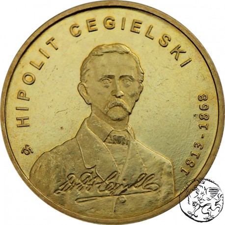 III RP, 2 złote, 2013, Hipolit Cegielski