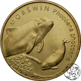 III RP, 2 złote, 2004, Morświn