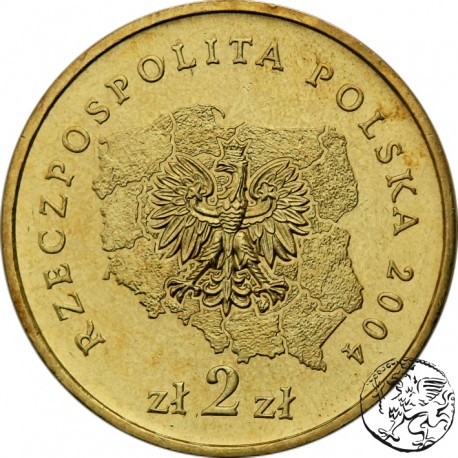 III RP, 2 złote, 2004, Województwo Lubuskie