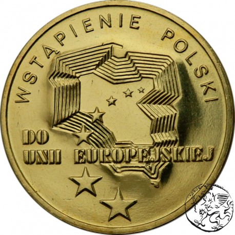 III RP, 2 złote, 2004, Polska w Unii Europejskiej