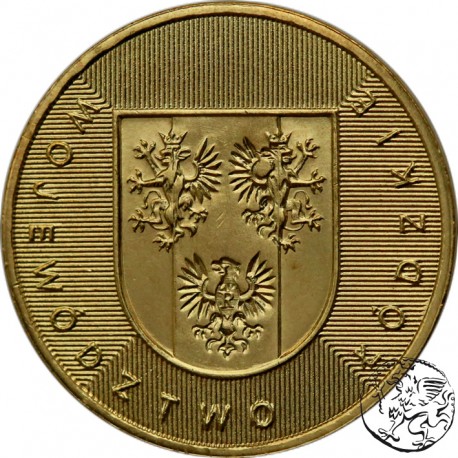 III RP, 2 złote, 2004, Województwo Łódzkie