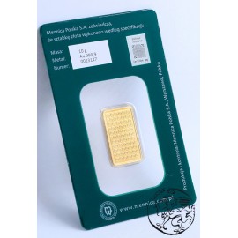 Polska, Mennica Polska, sztabka, 10 gram, Au 999