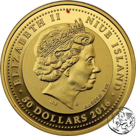 Niue, 50 dolarów, 2016, Chopin
