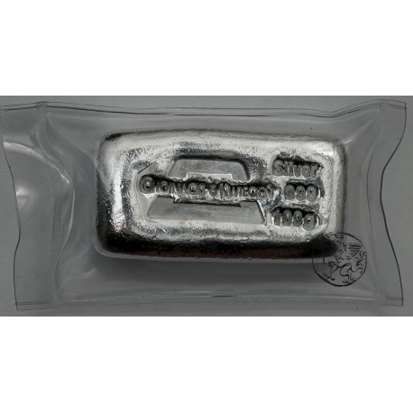 Sztabka srebra, 100 gram Ag 999