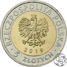 III RP, 5 złotych, 2019