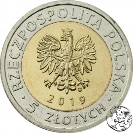 III RP, 5 złotych, 2019