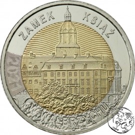 III RP, 5 złotych, 2020, Odkryj Polskę – Zamek Książ w Wałbrzychu
