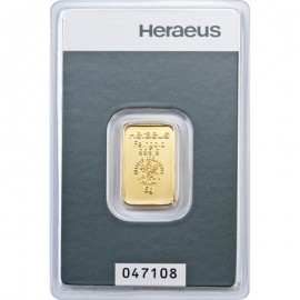 Niemcy, Heraeus, Sztabka złota 5 g
