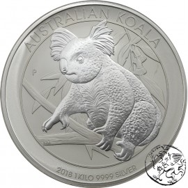 Australia, 30 dolarów, 2018, Koala, 1 kilogram -  Ag 999