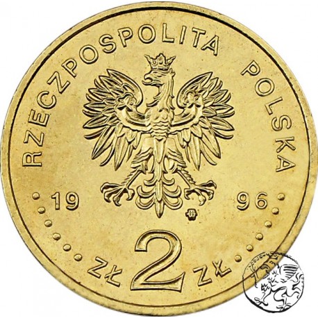 III RP, 2 złote, 1996, Zygmunt II August