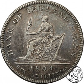 Irlandia, 6 shillings, 1804