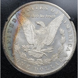 USA, 1 dolar, 1885 CC, NGC MS 62