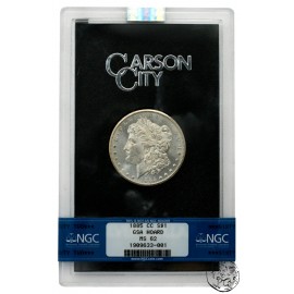 USA, 1 dolar, 1885 CC, NGC MS 62