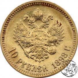 Rosja, 10 rubli, 1898 А•Г