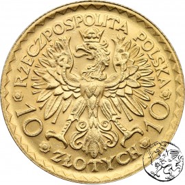 Polska, II RP, 10 złotych, 1925, Chrobry
