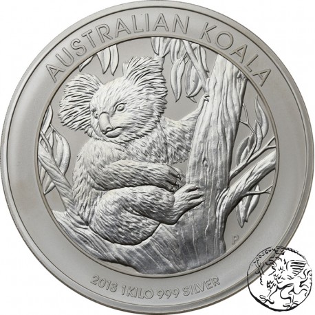Australia, 30 dolarów, 2013, Koala, 1 kilogram Ag