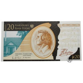 Polska, 100 x 20 złotych, 2009, Chopin
