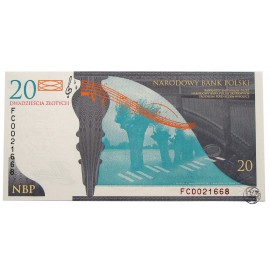 Polska, 100 x 20 złotych, 2009, Chopin