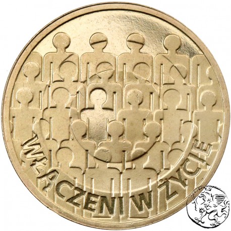 III RP, 2 zł, 2013, Włączeni w życie, Upośledzeni