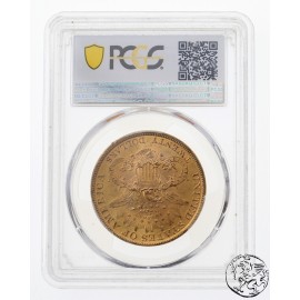 USA, 20 dolarów, 1899, PCGS MS 62