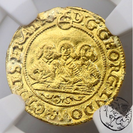 Śląsk, Księstwo Legnicko - Brzesko - Wołowskie, 1/2 dukata, 1656